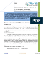 Designing and Selection of Reliability Based Sampling Plans: V. Jemmy Joyce & K. Rebbeca Jebaseeli Edna