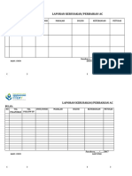 Form Laporan Kerusakan Ac