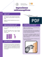 Inyecciones Anticonceptivas Ficha Informativa