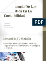 Importancia de Las Estadisticas en La Contabilidad PDF