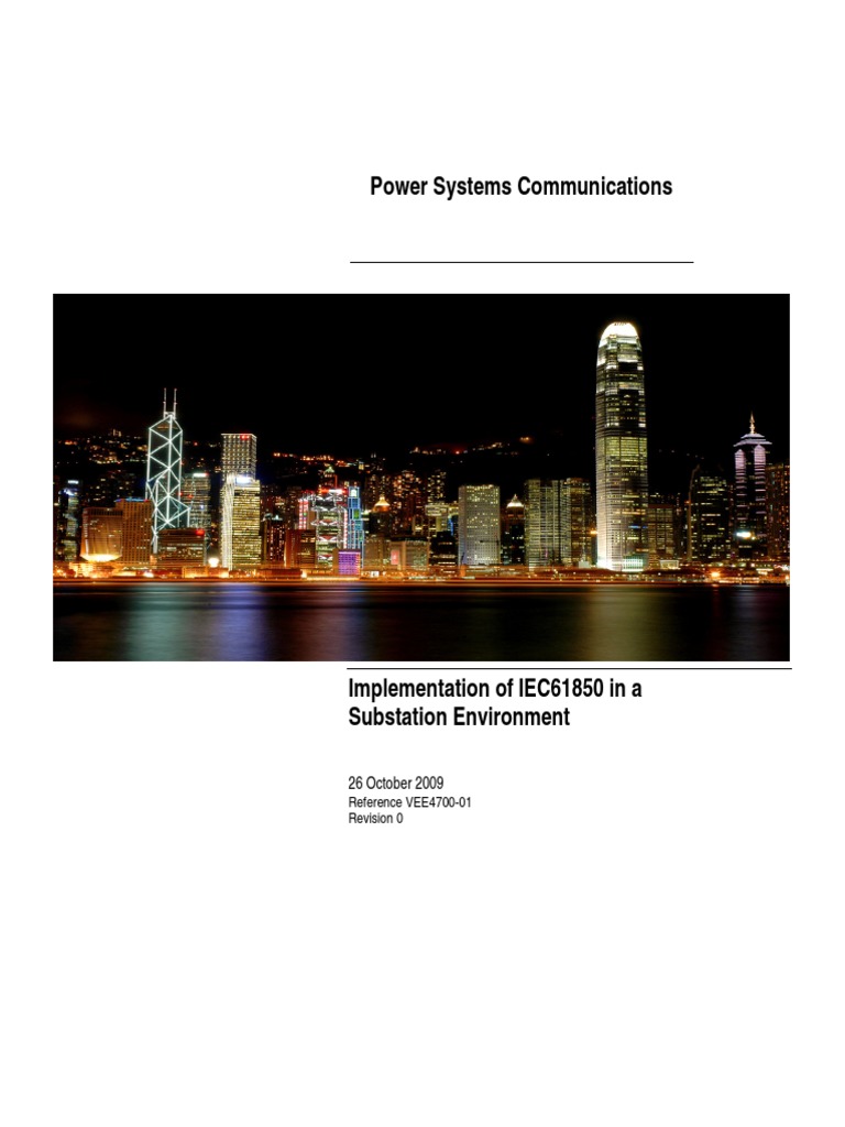 Power Substation Automation and Communication IEC 61850 PDF | PDF ...