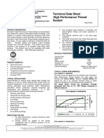 Technical Data Sheet High Performance Thread Sealant