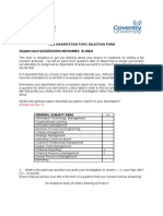 Mba Dissertation Topic Selection Form Jan 2010 (1)