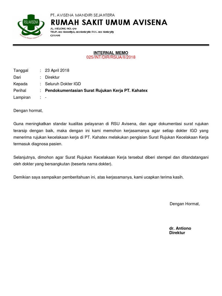 Surat Rujukan | PDF