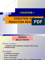 Chapter 7-Oxidation and Reduction Reactions