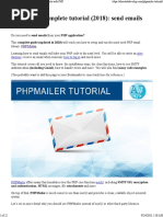 Tutorial PHP Mailer