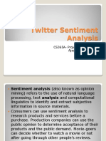 Twiiter Sentiment Analysis