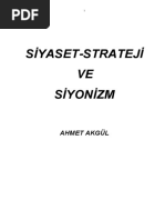 Si̇yaset-Strateji̇ Ve Si̇yoni̇zm Ahmet Akgül