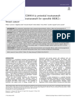 Neoadjuvant PF-05280014 (A Potential Trastuzumab Biosimilar) Versus Trastuzumab For Operable HER2 + Breast Cancer