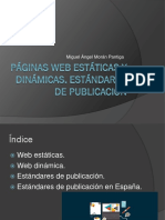 Páginas Web Estáticas y Dinámicas Power Point