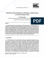 Statistical in Flotation Kinetics