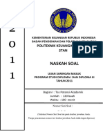 SOAL Dan PEMBAHASAN TPA TBI PKN STAN 2011 PDF