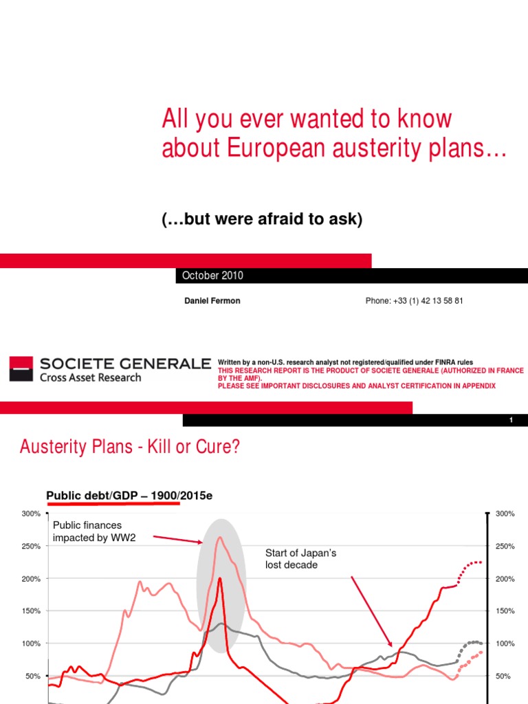 European Austerity SocGen | PDF | Austerity | Securities (Finance)