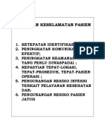 6 Sasaran Keselamatan Pasien