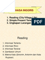Reading - (Cityvillagelife) - Simple-Present-Tense