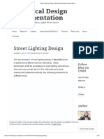 Street Lighting Design _ Electrical Design Documentation