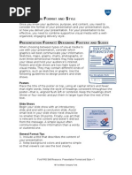 Download Presentation Format and Style by sameekshah SN39097794 doc pdf
