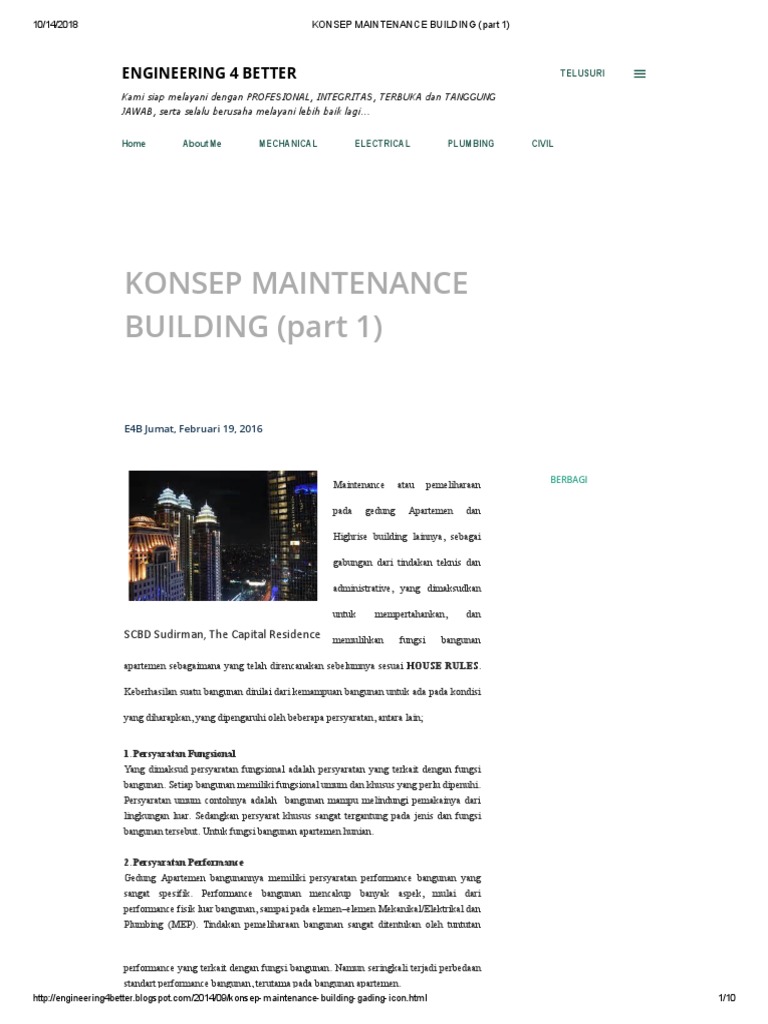 Maintanance | PDF