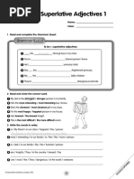 Superlative Adjectives 1: Unit 2