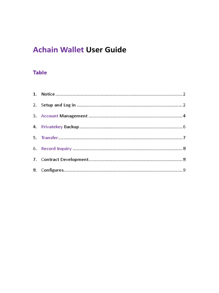 Achain Wallet User Guide | PDF | Backup | Password