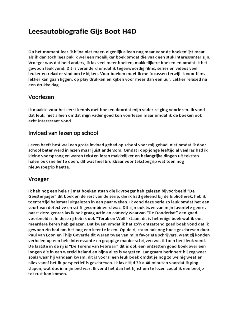 complete leesautobiografie