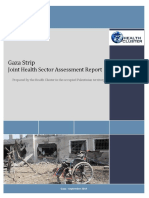 Joint Health Sector Assessment Report Gaza Sept 2014