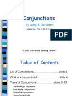 Conjuctions