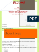 Isolation and Characterization of Pathogens from Meat