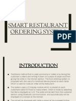 Smart Restaurant Ordering System