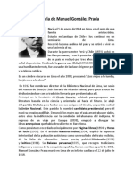 Biografia de Manuel Gonzales Prada