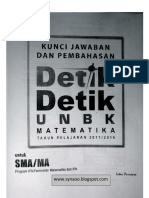 Kunci Dan Pembahasan Detik-Detik UN Matematika SMA 2018 PDF