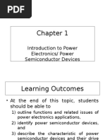 Introduction To Power Electronics/ Power Semiconductor Devices