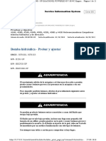 Pruebas Bomba Hidraulica 416d - snb2d02581 PDF