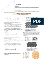 Estrutura Cristalina Dos Metais