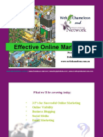 Effective Online Marketing: Presentation by Belinda Jackson