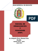 manual de organizaciones y funciones - MOF - distrito de Chucuito