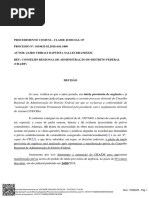 Cancelamento Eleições CRA-DF