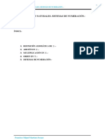 Tema 1.- Números Naturales. Sistemas de Numeración.