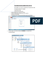 Pasos para Obtener Datos Del His, Sem, y Tablas