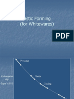 Plastic Forming (For Whitewares)