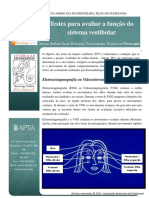 Vestibular Tests Testes para Avaliar A Função Do Sistema Vestibular PDF