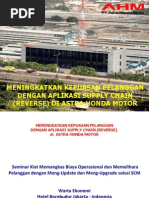 Meningkatkan Kepuasan Pelanggan Dengan Aplikasi Supply Chain (Reverse) Di Astra Honda Motor