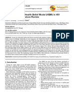 Application of The Health Belief Model (HBM) in HIV PDF