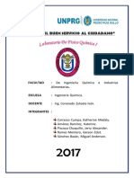 Laboratorio de Fisico Química I 2017