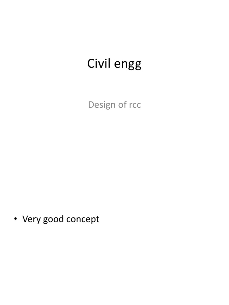 RCC Design Guide for Students | PDF