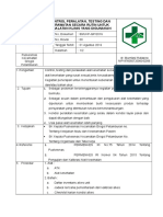 8.6.2 Ep 3 Sop Kontrol Peralatan, Testing Dan Perawatan Secara Rutin Untuk Peralatan Klinis Yang Digunakan