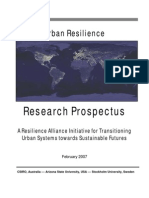 Urban Resilience: Research Prospectus