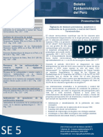 Boletin Epidemiologico Del Peru PDF