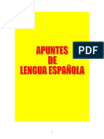 Apuntes de Lengua Española