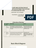 Mobile App and System For Git Campus Water Distribution System To Avoid Water Loss